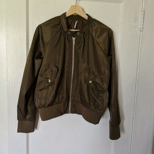 Free People Army Green Jacket, S